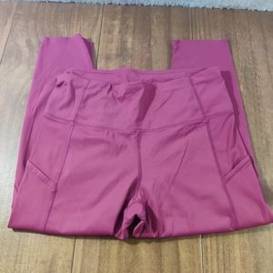 Pink Athletic Capri Leggings